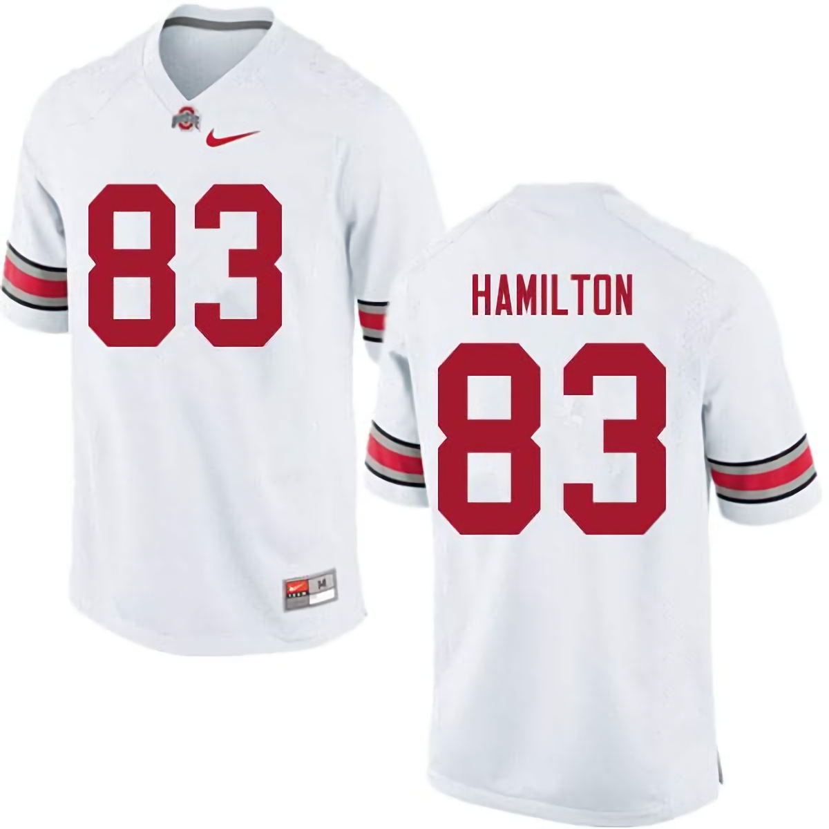 Cormontae Hamilton Ohio State Buckeyes Men's NCAA #83 Nike White College Stitched Football Jersey GAN0756AX